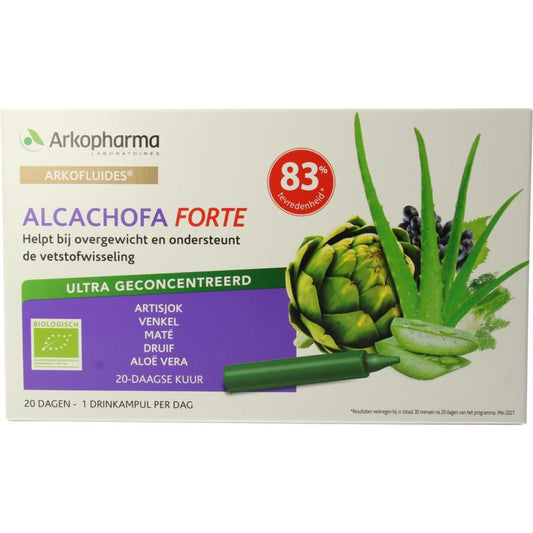 Arkofluids Alcachofa forte bio 20amp