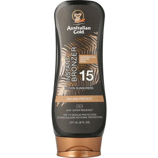 Australian Gold Lotion met bronzer SPF15 237ml