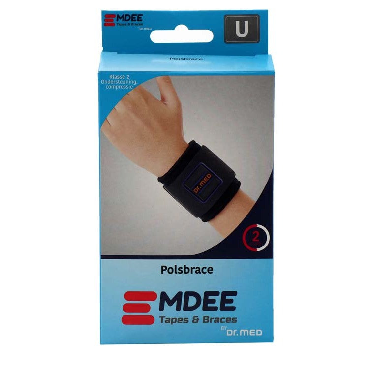 Emdee Pols supportband blauw 1st