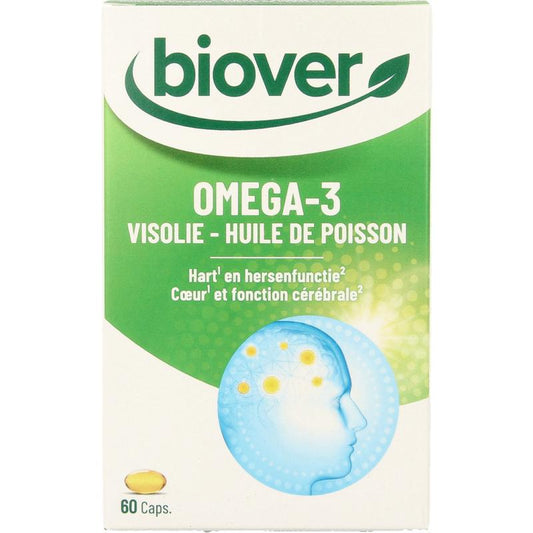 Biover Omega 3 visolie 60ca