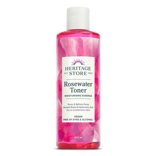Heritage Store Rosewater facial toner 237ml