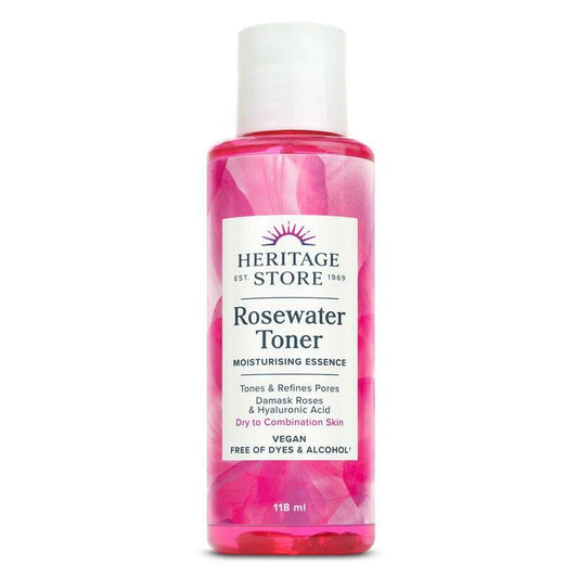Heritage Store Rosewater facial toner 118ml