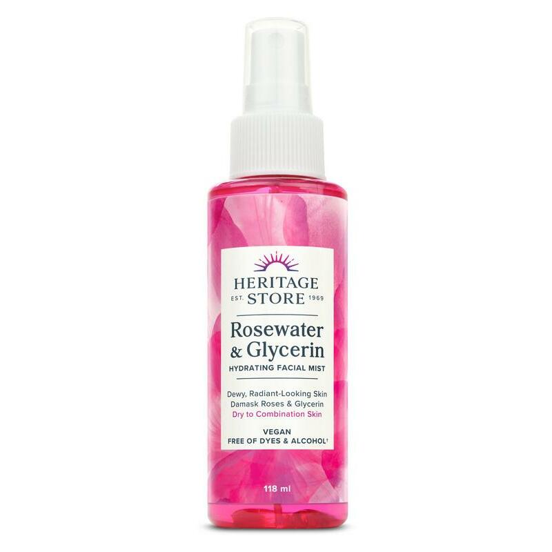 Heritage Store Rosewater with glycerin 118ml