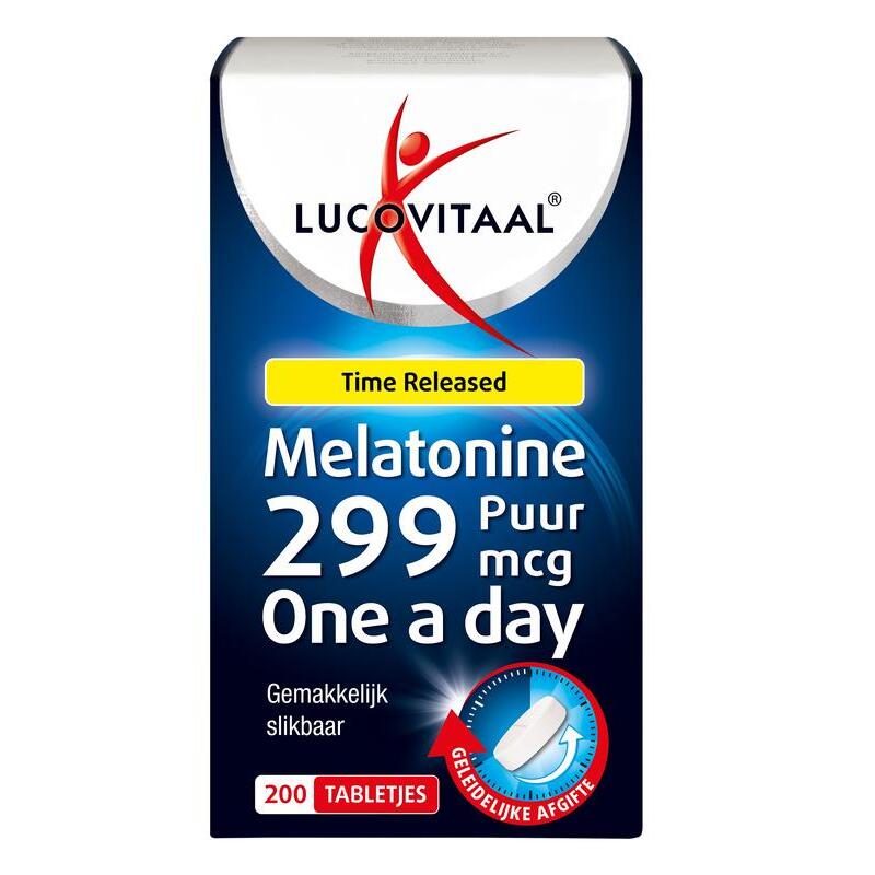 Lucovitaal Melatonine 299mcg 200tb