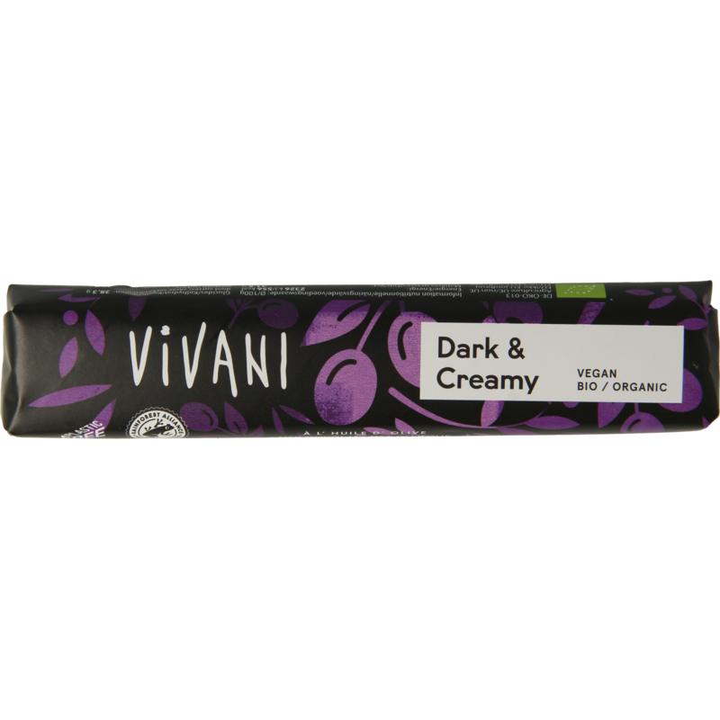 Vivani Chocolate to go dark & creamy bio 35g