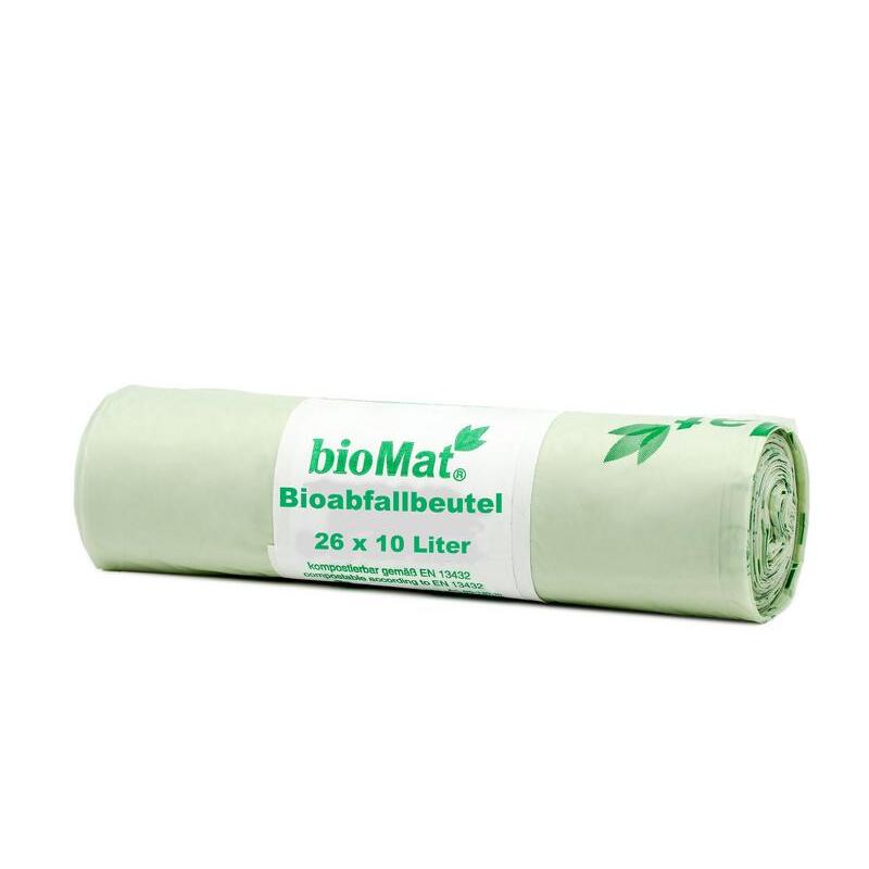 Biomat Wastebag compostable 10 liter 26st