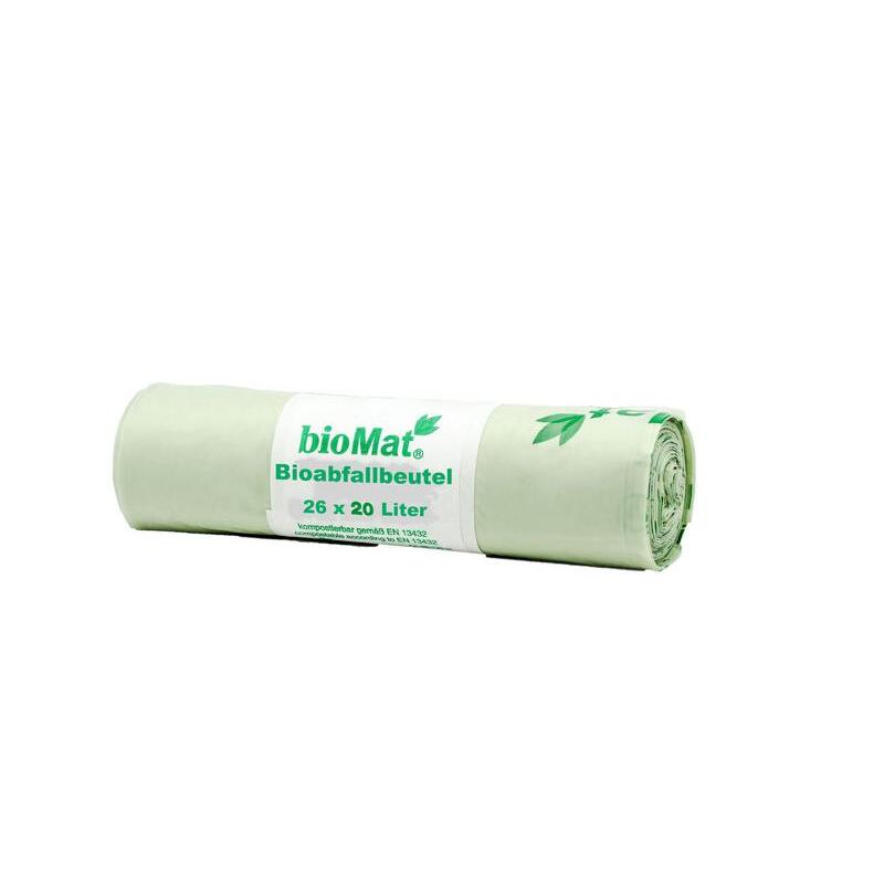 Biomat Wastebag compostable 15/20 liter 26st