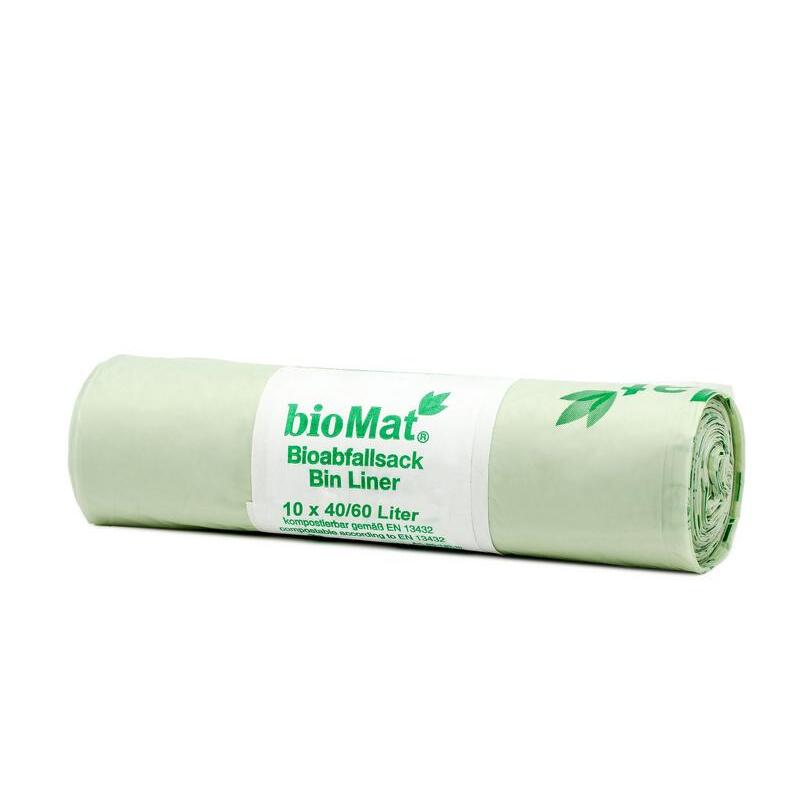 Biomat Wastebag compostable 40/60 liter 10st