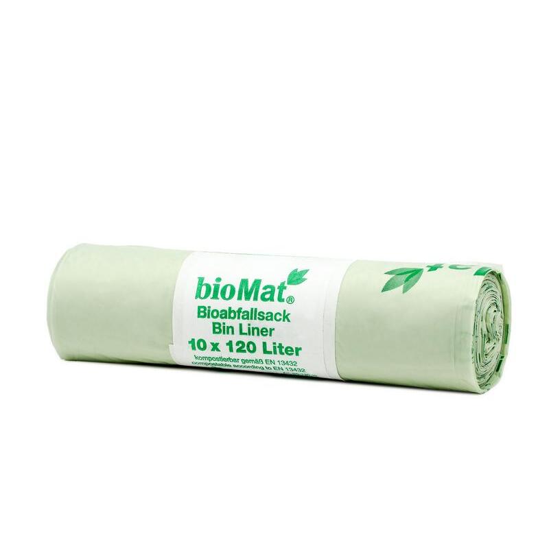 Biomat Wastebag compostable 120/140 liter 10st