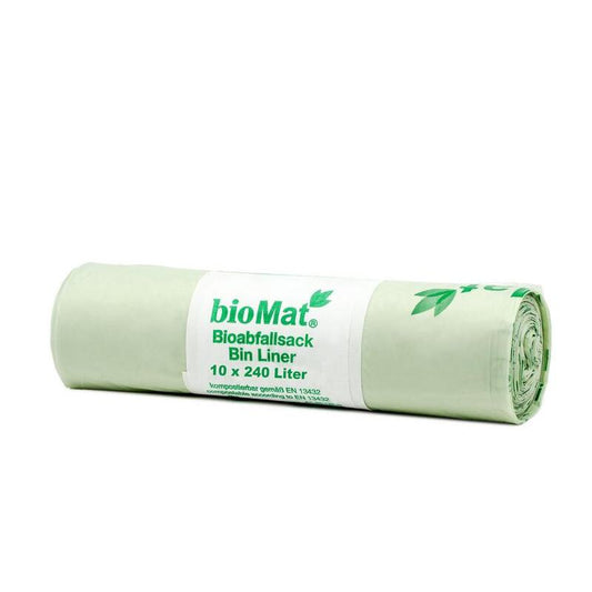 Biomat Wastebag compostable 240 liter 10st