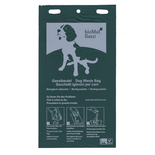 Biomat Wastebag compostable dog 20 x 36.7cm 100st