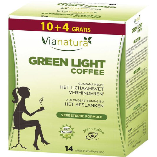 Vianatura Green light coffee 10+4 gratis 14st