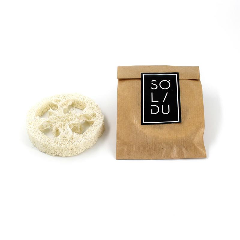 Solidu Shampoo/soap holder compostable loofah 1st