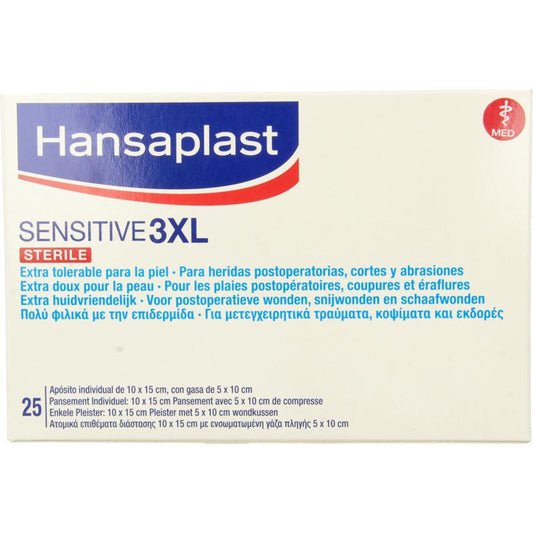 Hansaplast Hansaplast sensitive 3XL 25st