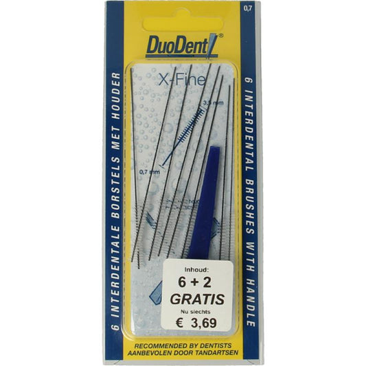 Duodent Duodent interdentale borstels x-fine 8st
