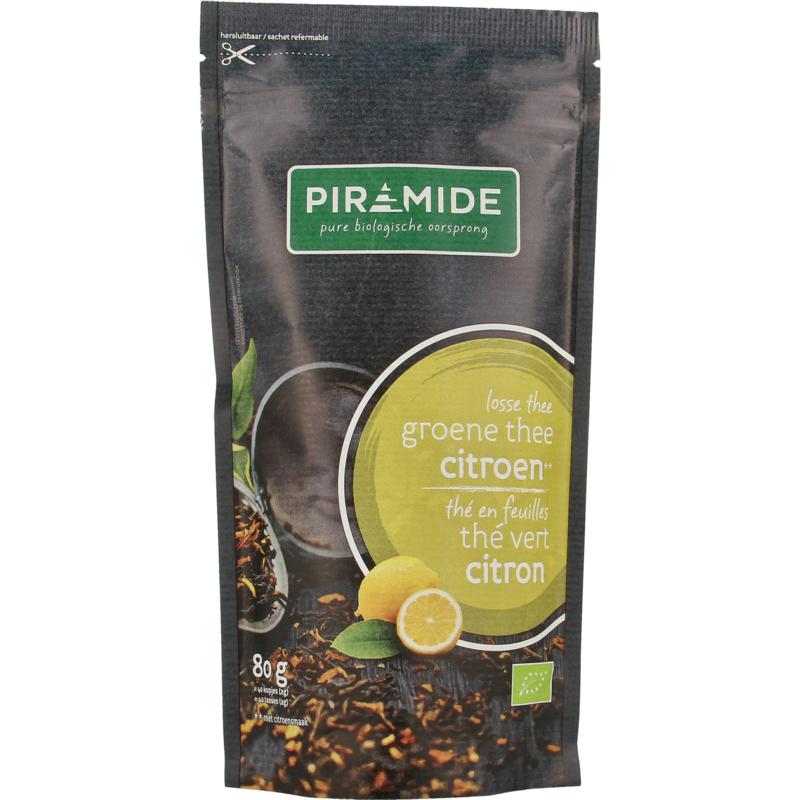 Piramide Groene thee citroen 80g