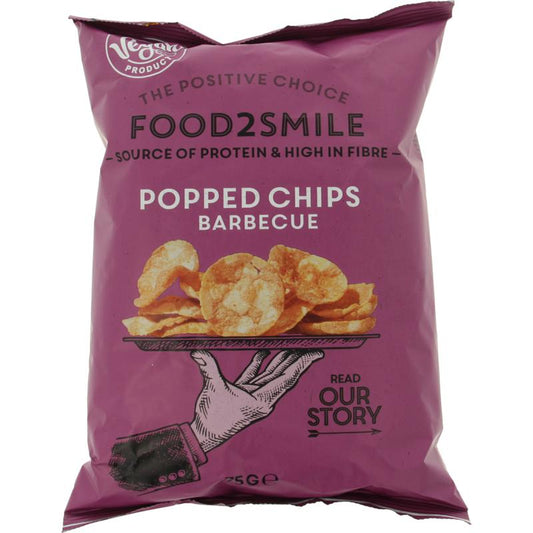 Food2Smile Popped chips barbeque 75g