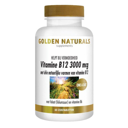 Golden Naturals Vitamine B12 3000mcg 60zt
