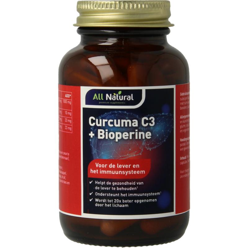 All Natural Curcuma C3 complex 60ca