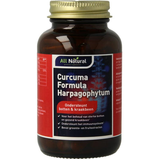 All Natural Curcuma formule harpagophytum 60ca