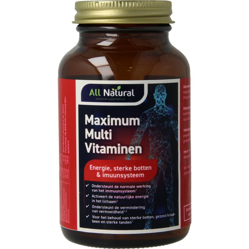 All Natural Maximum multi vitaminen 60tb