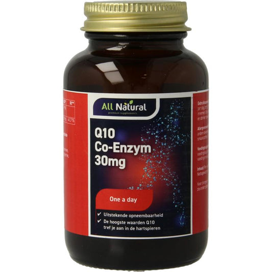 All Natural Q10 co enzym 30mg 60ca
