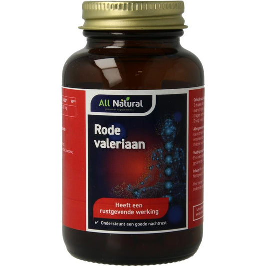 All Natural Rode valeriaan 100drg