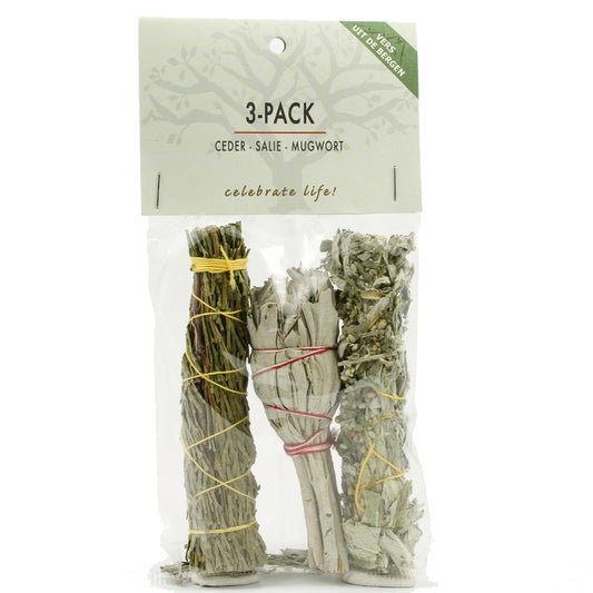 Volatile Smugde 3 pack witte salie ceder & mugwort 1st