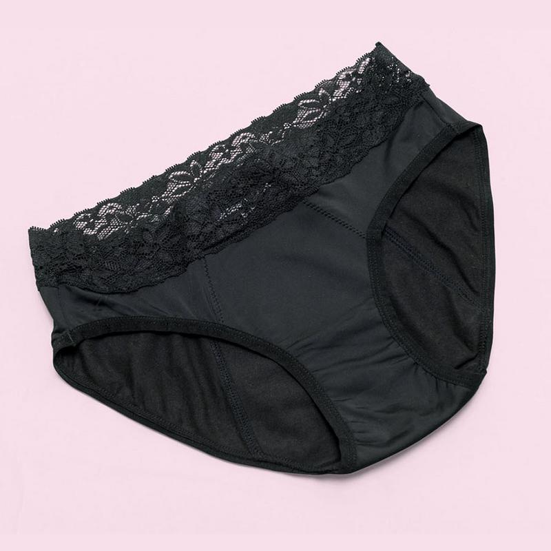 Cheeky Wipes Menstruatie ondergoed feeling pretty zw maat 44-46 1st