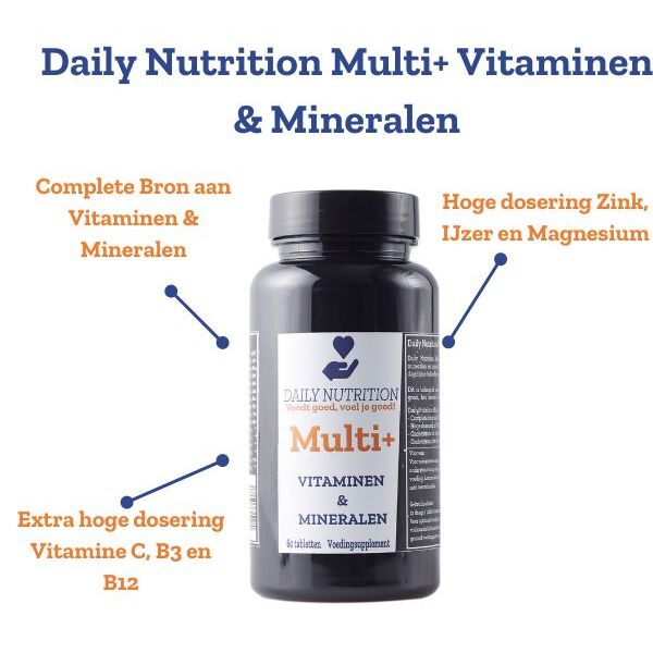 Daily Nutrition Multi + vitamine & mineralen 60tb