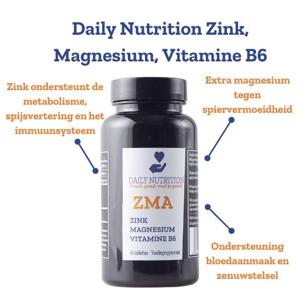 Daily Nutrition Zink magnesium vitamine B6 60ca