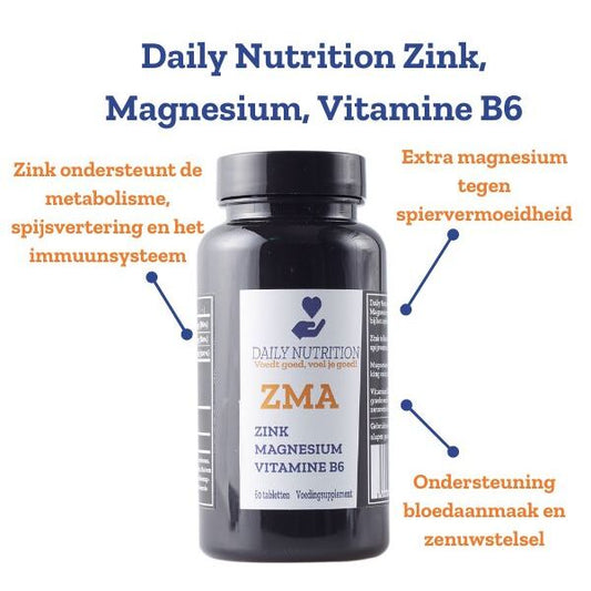 Daily Nutrition Zink magnesium vitamine B6 60ca