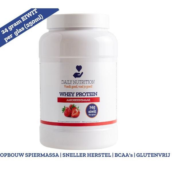 Daily Nutrition Whey protein aardbei 1000g