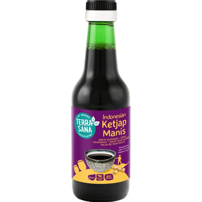 Terrasana Indonesische ketjap manis bio 250ml