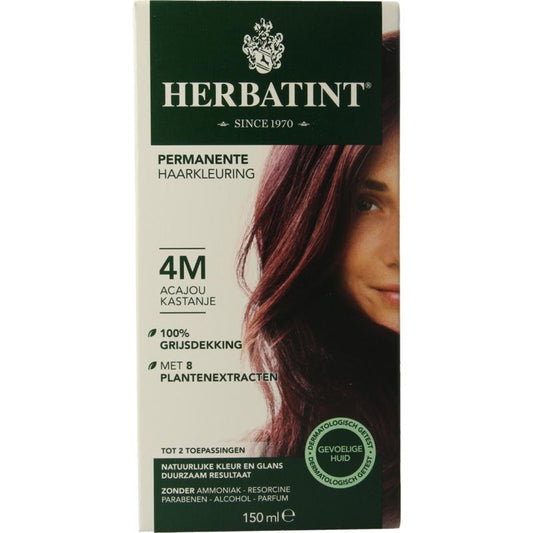 Herbatint 4M Acajou kastanje 150ml