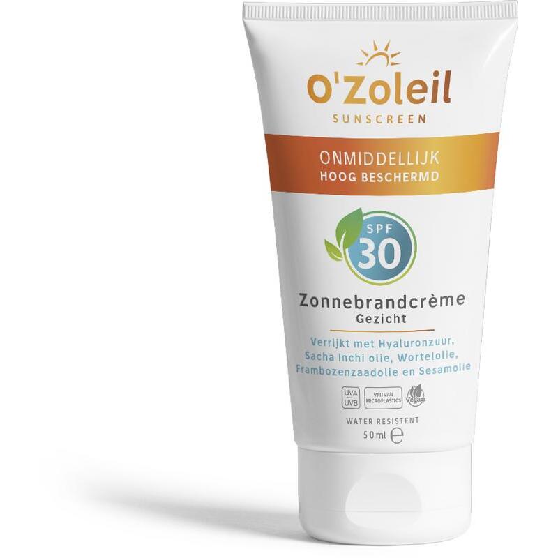 O'Zoleil Zonnebrandcreme gezicht SPF30 50ml