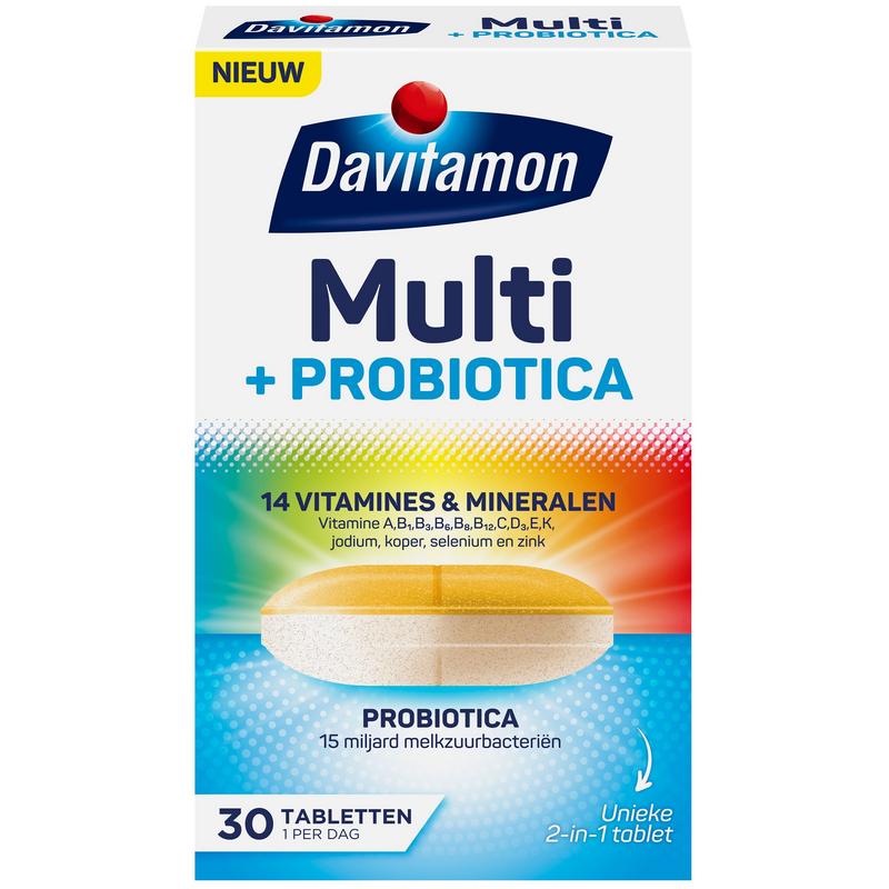 Davitamon Compleet + probiotic 30tb