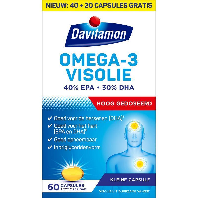 Davitamon Omega 3 visolie 60ca