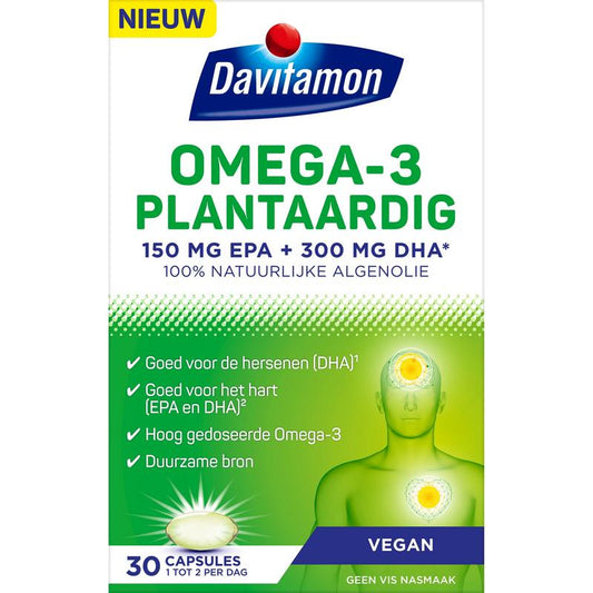 Davitamon Omega 3 plantaardig 30ca