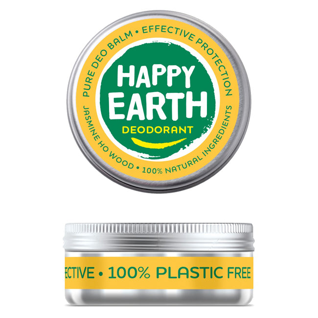 Happy Earth Deodorant balm jasmine ho wood 45g