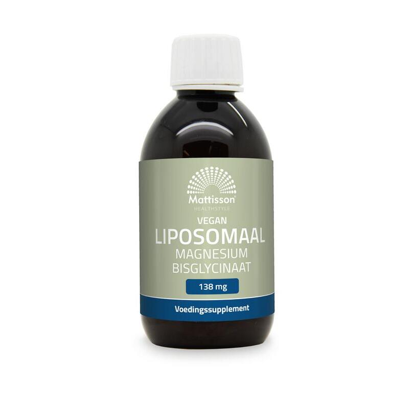 Mattisson Vegan liposomaal magnesium bisglycinaat 250ml