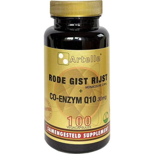 Artelle Rode gist rijst 100mg Q10 30mg 100ca