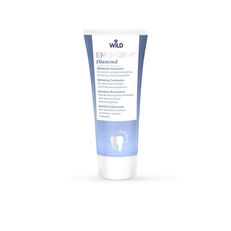 Emoform Tandpasta diamond whitening met fluoride 75ml