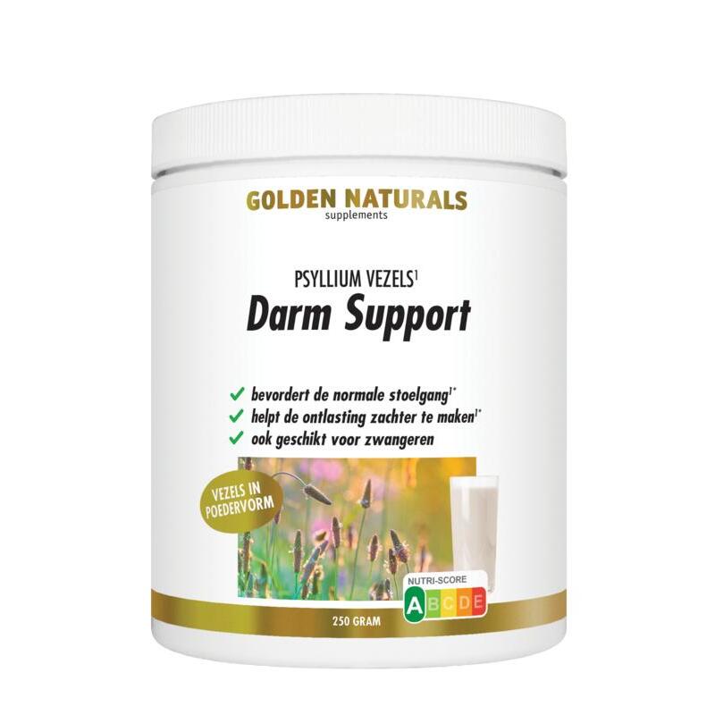 Golden Naturals Darm support psyllium vezels 250g