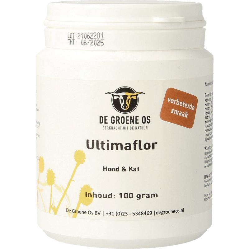 Groene Os Ultimaflor hond/kat 100g