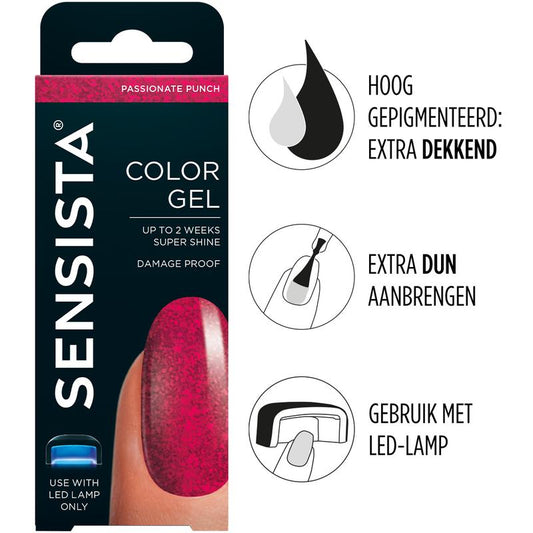 Sensista Color gel passionate punch 7.5ml