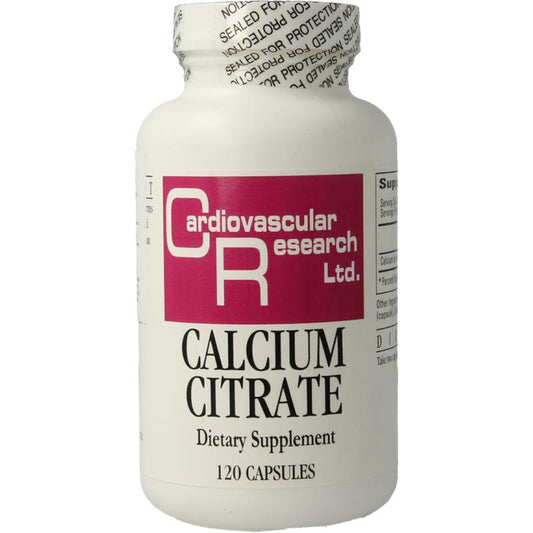 Cardio Vasc Res Calcium citraat 165 mg 120ca