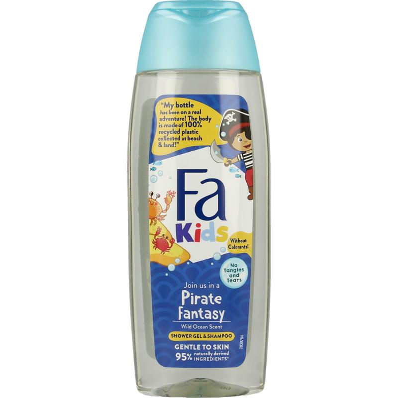 FA Kids douche & shampoo piraat 250ml