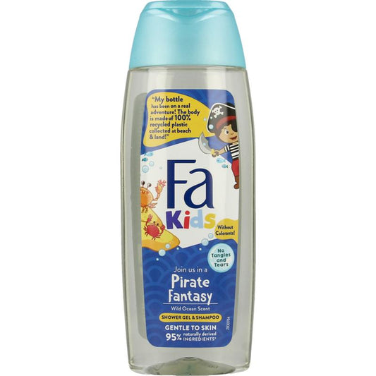 FA Kids douche & shampoo piraat 250ml