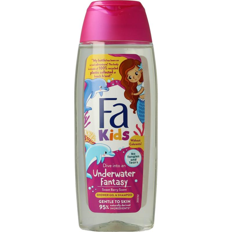 FA Kids douche & shampoo mermaid 250ml